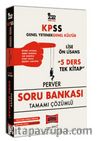 2022 KPSS GY GK Lise Ön Lisans 5 Ders Tek Kitap Perver Tamamı Çözümlü Soru Bankası