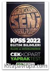 2022 KPSS Eğitim Bilimleri Ölçme ve Değerlendirme Çek Kopar Yaprak Test
