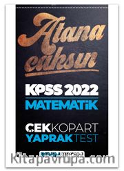 2022 KPSS Matematik  Çek Kopart Yaprak Test 