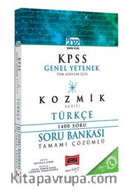 2022 KPSS Tüm Adaylar İçin Genel Yetenek Kozmik Serisi Tamamı Çözümlü Türkçe Soru Bankası 