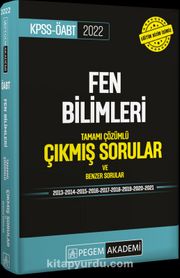2022 KPSS ÖABT Fen ve Teknoloji Tamamı Çözümlü Çıkmış Sorular