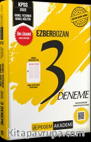 2022 KPSS Önlisans Genel Kültür Genel Yetenek Ezberbozan 3 Deneme