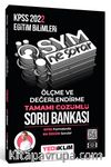 2022 KPSS Eğitim Bilimleri Ösym Ne Sorar Ölçme ve Değerlendirme Tamamı Çözümlü Soru Bankası