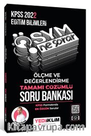 2022 KPSS Eğitim Bilimleri Ösym Ne Sorar Ölçme ve Değerlendirme Tamamı Çözümlü Soru Bankası