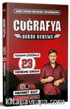 2022 KPSS Coğrafya Tamamı Çözümlü 23 Bordo Deneme Sınavı 