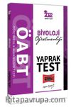 2022 ÖABT Biyoloji Öğretmenliği Yaprak Test