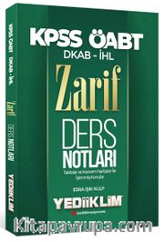 2022 ÖABT DKAP İHL Zarif Ders Notları 