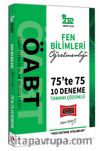 2022 ÖABT Fen Bilimleri Öğretmenliği 75te 75 Tamamı Çözümlü 10 Deneme