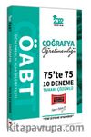 2022 ÖABT Coğrafya Öğretmenliği 75te 75 Tamamı Çözümlü 10 Deneme 