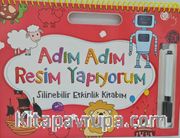 Adım Adım Resim Yapıyorum / Silinebilir Etkinlik Kitabım (Kırmızı)