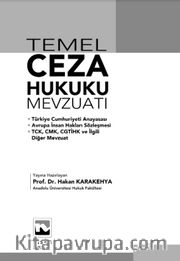 Temel Ceza Hukuku Mevzuatı