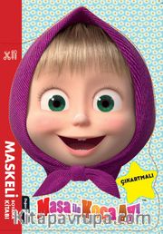 Maşa İle Koca Ayı Maskeli Boyama Kitabı