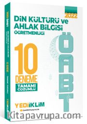 2022 ÖABT Din Kültürü ve Ahlak Bilgisi Öğretmenliği Tamamı Çözümlü 10 Deneme 