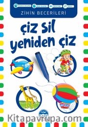 Çiz-Sil Yeniden Çiz (Mavi)