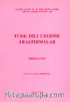 Türk Dili Üzerine Araştırmalar 1.Cilt