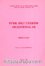 Türk Dili Üzerine Araştırmalar 1.Cilt