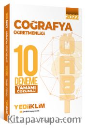 2022 ÖABT Coğrafya Öğretmenliği Tamamı Çözümlü 10 Deneme 