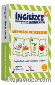 İngilizce Kelime Kartları Meyveler ve Sebzeler