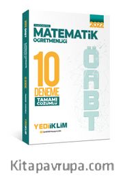 2022 ÖABT İlköğretim Matematik Öğretmenliği Tamamı Çözümlü 10 Deneme 