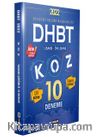 2022 DHBT Koz Lisans Önlisans Tamamı Çözümlü 10 Deneme  