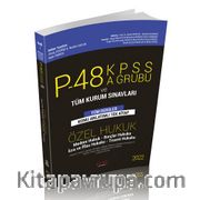 P48 KPSS A Grubu ve Tüm Kurum Sınavları Özel Hukuk Konu Anlatımlı 
