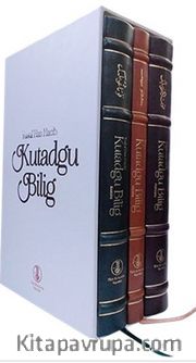 Kutadgu Bilig - (Viyana, Fergana, Kahire Nüshası) (Kutulu 3 Kitap Takım) 