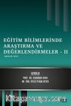 Eğitim Bilimlerinde Araştırma ve Değerlendirmeler -II / Aralık 2021