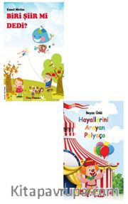 Biri Şiir Mi Dedi - Hayallerini Arayan Palyaço Çocuk Kitapları Seti (2 Kitap)