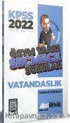 2022 KPSS Vatandaşlık ÖSYM Tarzı Seçmece Sorular Tamamı Çözümlü Soru Bankası