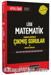 2022 KPSS ÖABT Lise Matematik Çıkmış Sorular