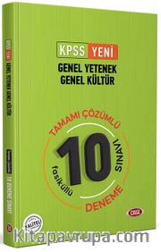 KPSS Genel Yetenek Genel Kültür Tamamı Çözümlü 10 Fasikül Deneme
