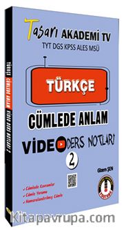 Türkçe Cümlede Anlam Video Ders Notları 2