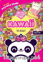Kawaii İyi Hisset! En Tatlı Çıkartmalı Boyama Kitabı