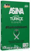 2022 KPSS Aşina Türkçe 15 Deneme