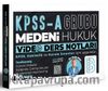 KPSS A Grubu Medeni Hukuk Video Ders Notları