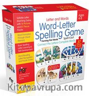 Letter and Words - Word-Letter Spelling Game - Forming First Words - 87 Pieces Puzzle - Ages 4-8