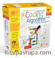 Step-by-step Coding, Algorihtm And Attention Development-1 / Grade-Level 1 / Ages 2-4