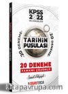 2022 KPSS Tarihin Pusulası Tamamı Çözümlü 20 Deneme