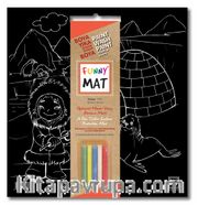 Funny Mat - Black Kutup (Tebeşirli)