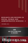 Research and Reviews in Social, Human and Administrative Sciences - I / December 2021