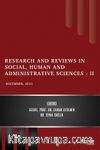 Research and Reviews in Social, Human and Administrative Sciences II / December 2021