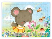 Mirador Çiçekleri Kokluyor Ahşap Puzzle 35 Parça (XXXV-45)