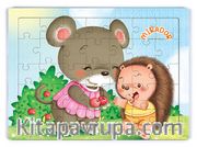 Mirador ve Arkadaşı Kirpi Ahşap Puzzle 35 Parça (XXXV-42)