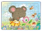 Mirador Çiçekleri Kokluyor Ahşap Puzzle 54 Parça (LIV-45)
