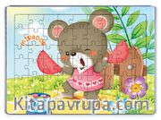 Mirador Şekilleri Öğreniyor Ahşap Puzzle 54 Parça (LIV-37)