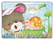 Mirador ve Arkadaşı Salyangoz Ahşap Puzzle 54 Parça (LIV-35)