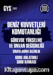 2022 Deniz Kuvvetleri Komutanlığı Görevde Yükselme Konu Anlatımlı Soru Bankası