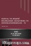 Sosyal ve Beşerî Bilimlerde Araştırma ve Değerlendirmeler  IV / Aralık 2021