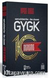 2022 KPSS Ortaöğretim-Ön Lisans GYGK 10 Deneme
