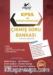 İmtiyaz KPSS ve Kurum Sınavları Çıkmış Soru Bankası